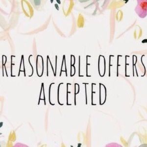 Reasonable offers accepted !